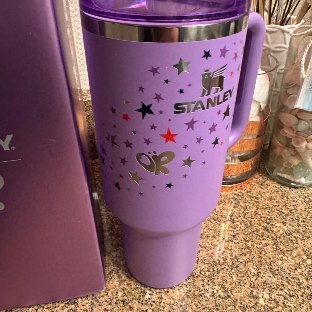 Stanley Olivia Rodrigo Purple Insulated‎ Travel Mug with Straw NIB